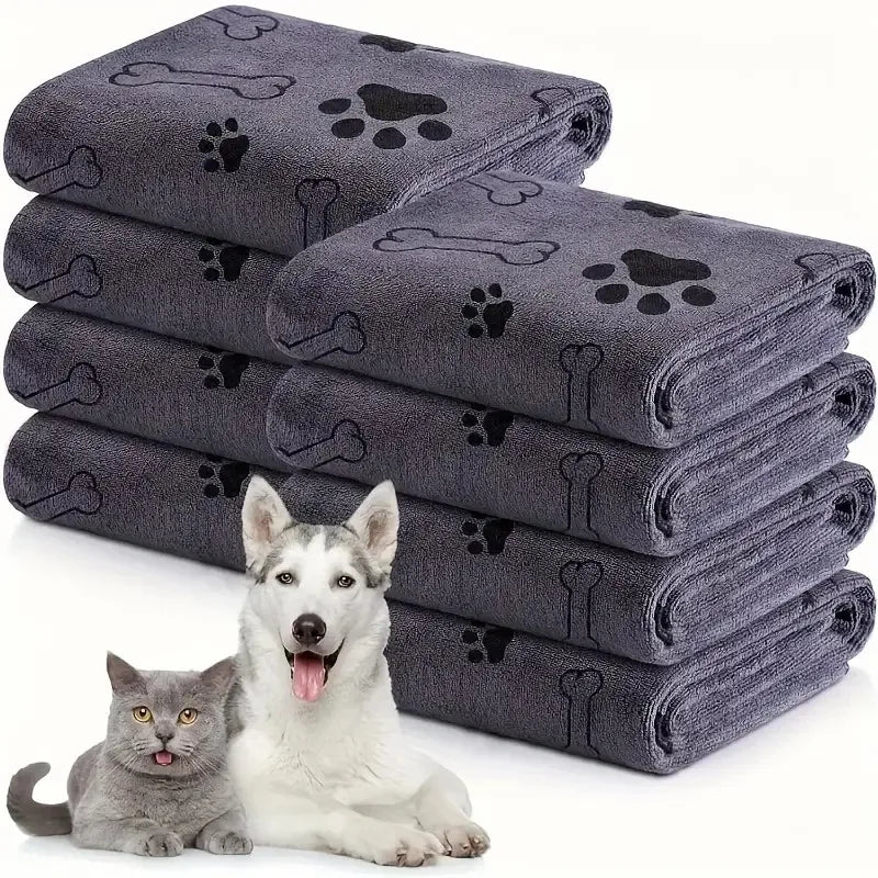 Quick-Drying Microfiber Dog Towel For Pet Bath And Car Wipes