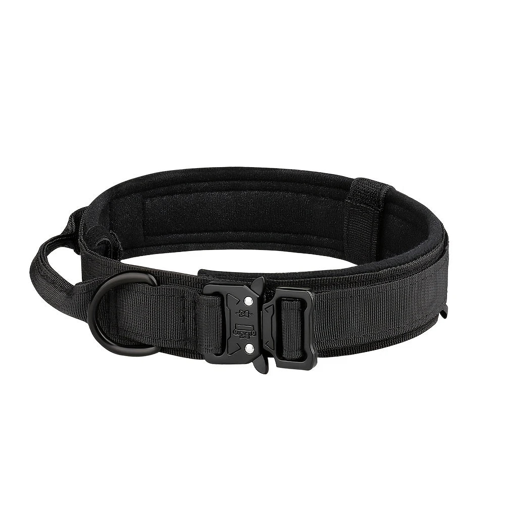 PETRAVEL CN Adjustable Tactical Dog Collar and Leash Set