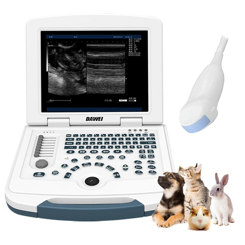 DAWEI Portable Veterinary Ultrasound Scanner For Farm And Pets