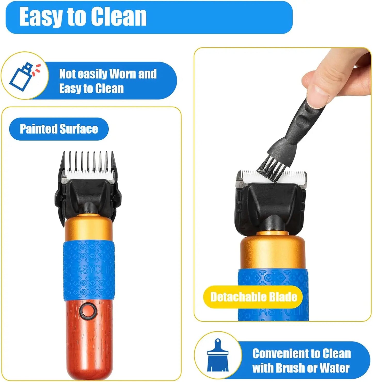 Pet Grooming Clipper For Cats And Dogs With Replacement Blade