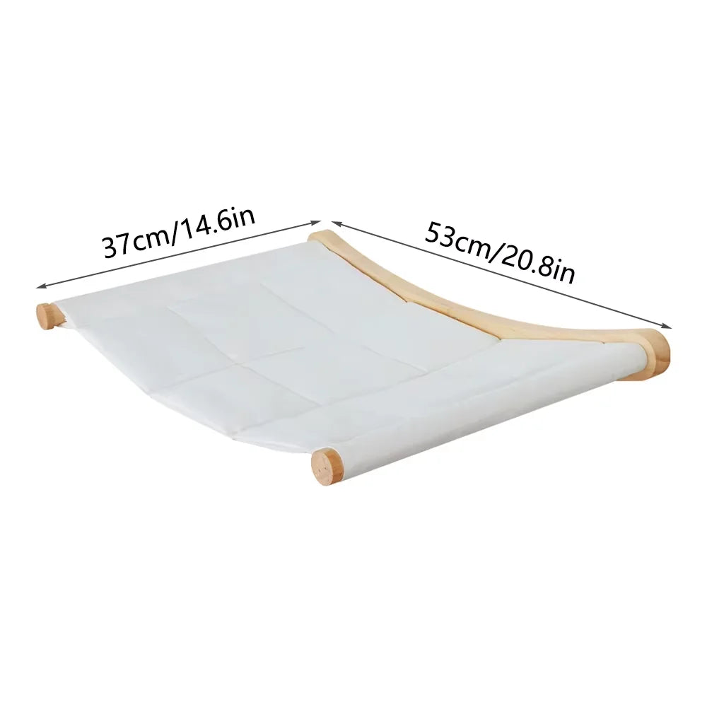 CWV Wall Mounted Cat Hammock With Premium Sisal Scratcher