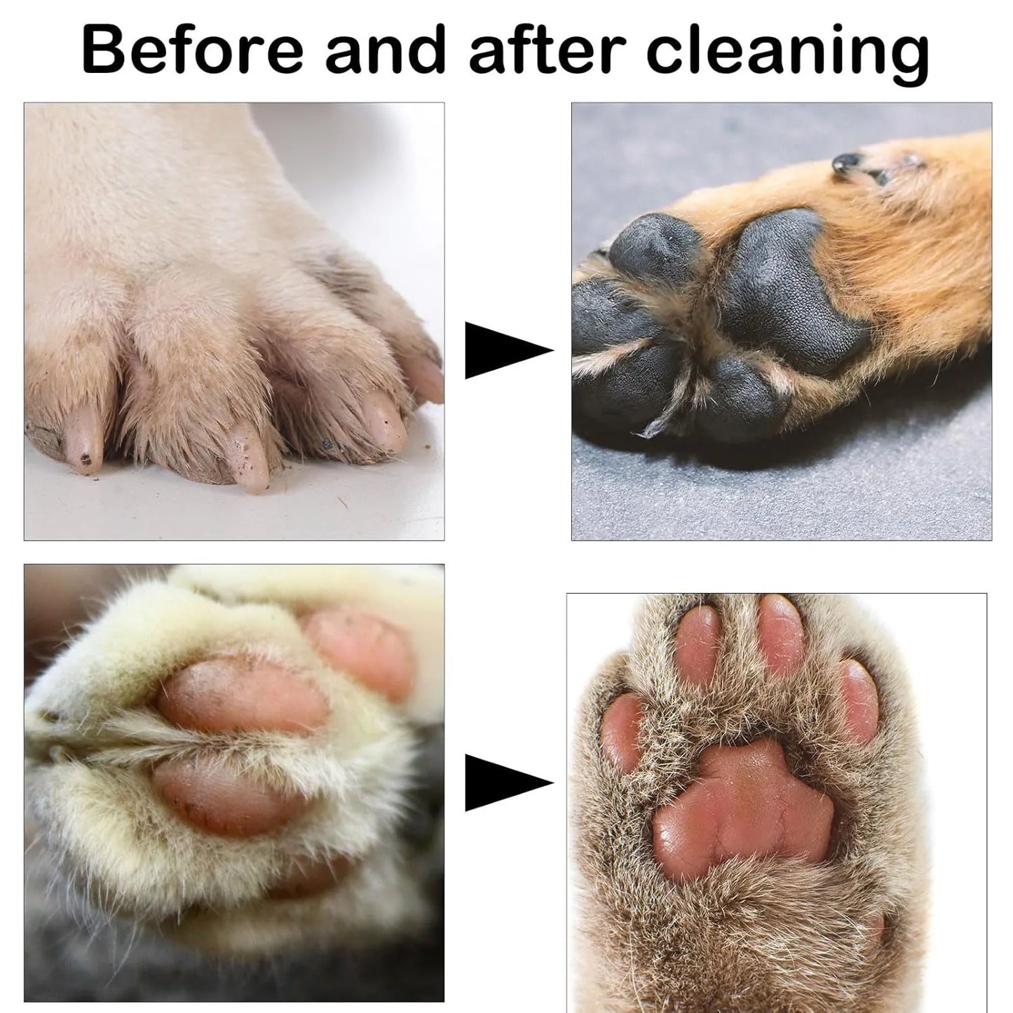 Portable Dog Paw Washer Cup With Silicone Brush For Clean Paws
