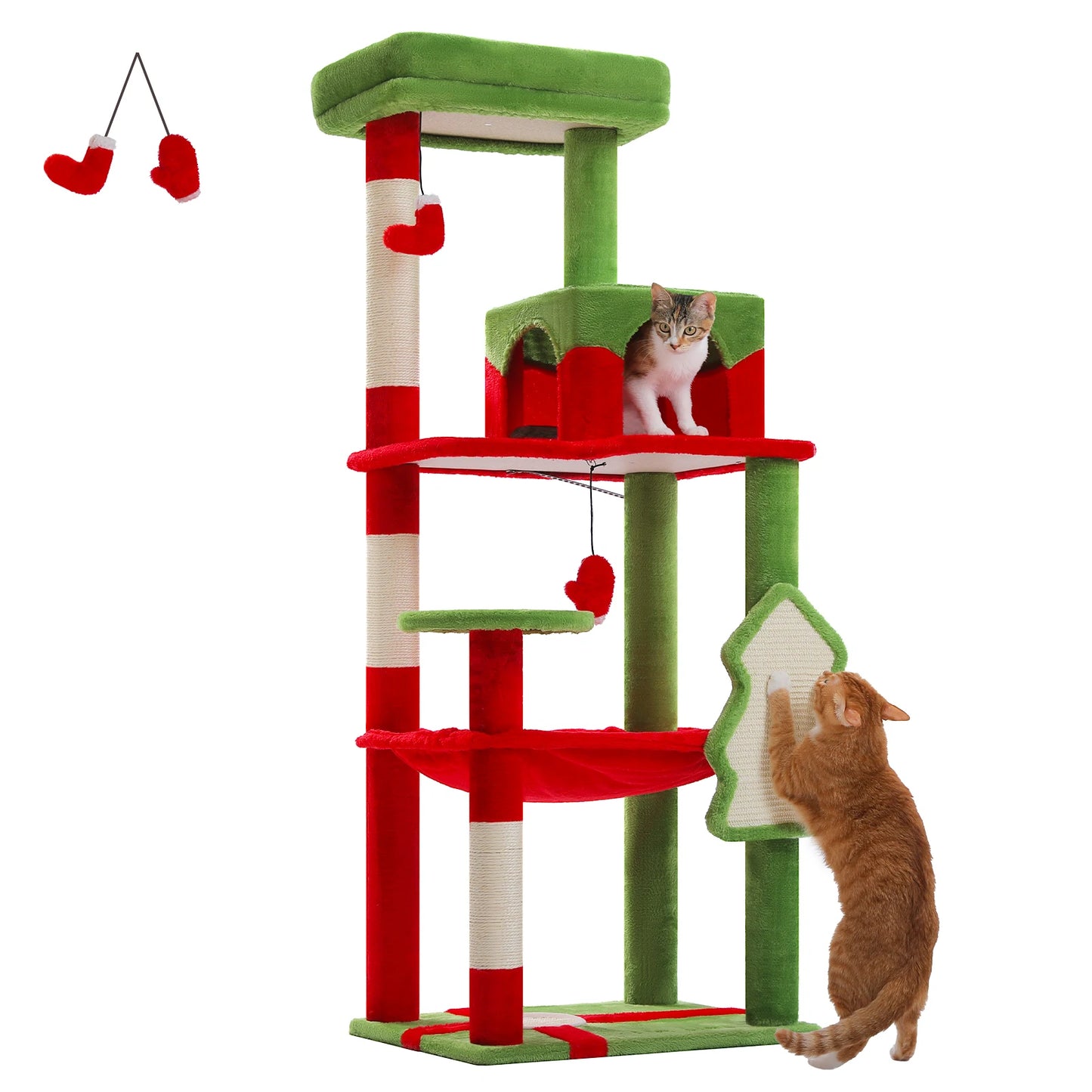 PAWZ Road Cat Tree Five Level Indoor Tower Cozy Condo
