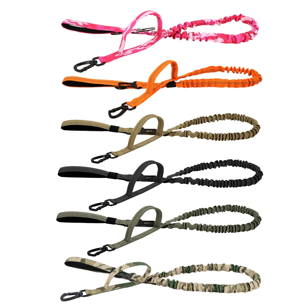 PETRAVEL CN Military Style Quick Release Leash With Elastic Rope