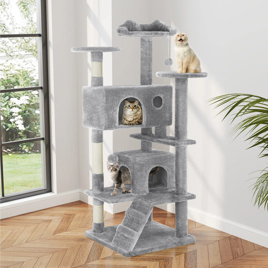 MCQ Indoor Cat Tree Tower With Platforms And Sisal Post