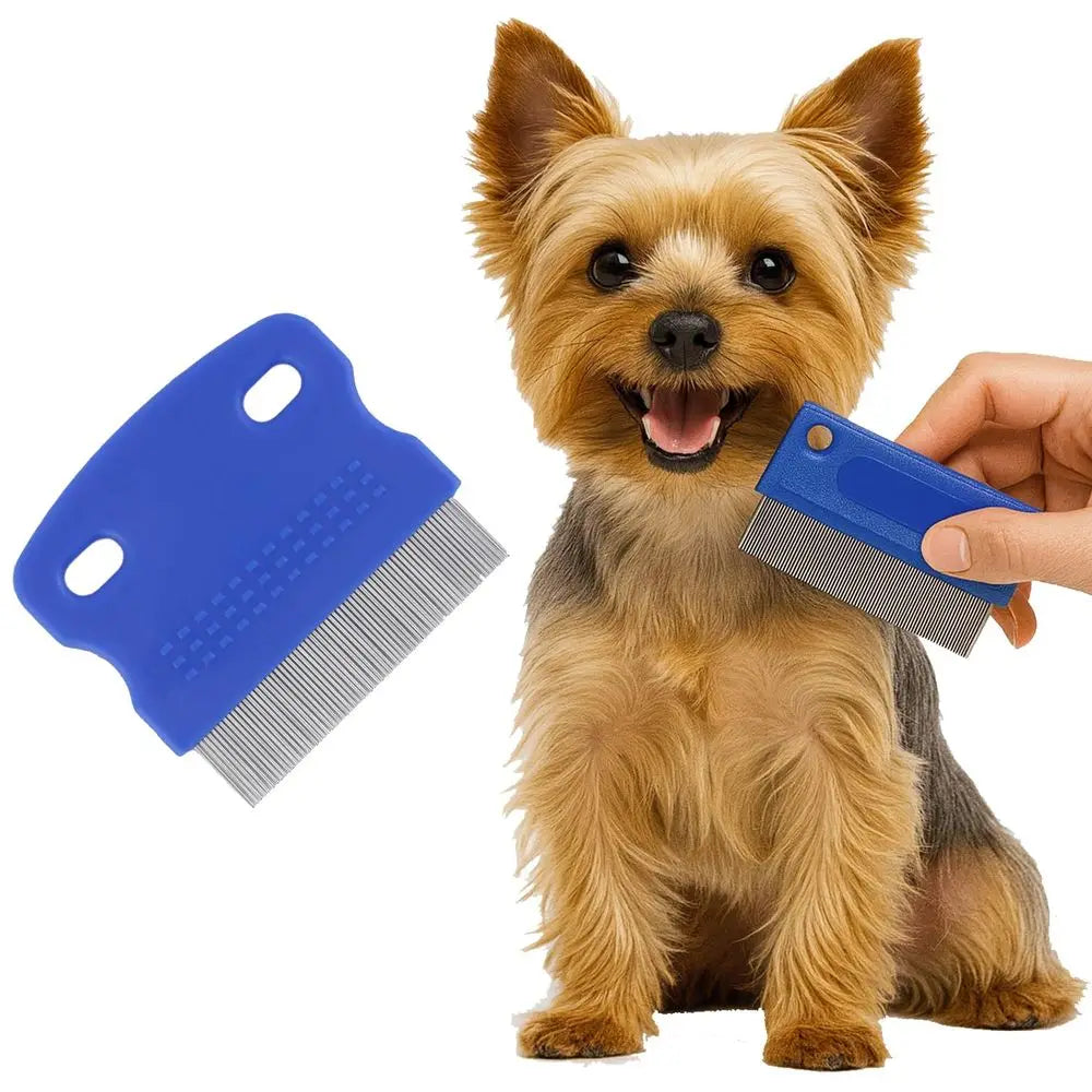 Tear Stain Remover Comb Set For Dogs And Cats Stainless Steel Eye Grooming