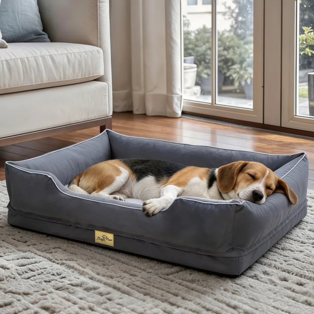 Borwart Jumbo Large Orthopedic Dog Bed Waterproof Nonslip Bottom