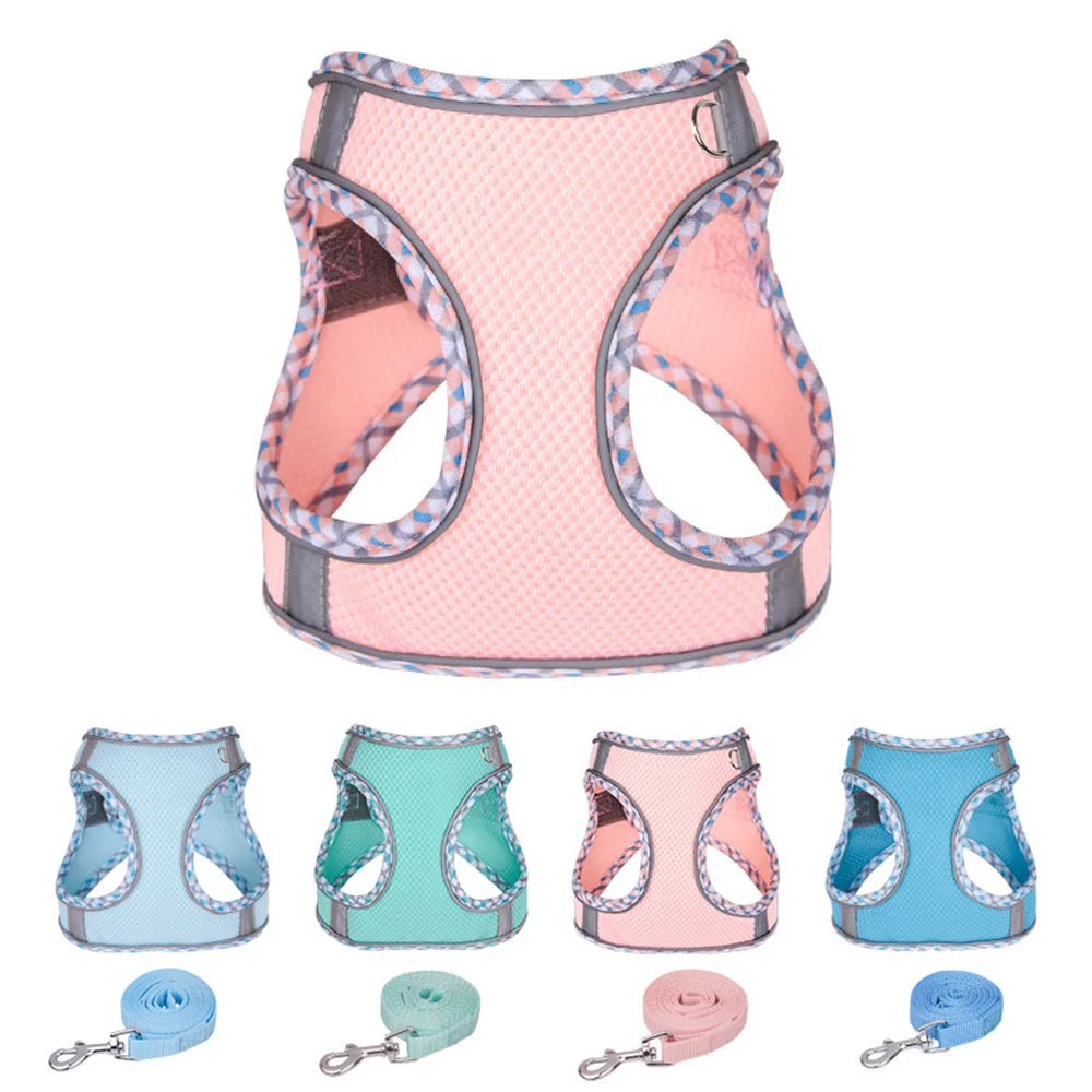 XLeiPet Mesh Breathable Vest Harness for Small Dogs and Cats