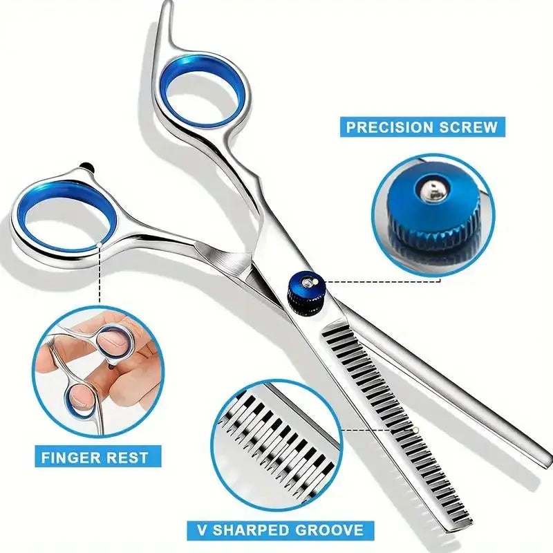 Ambidextrous Stainless Steel Dog Grooming Scissors For Safe Trimming