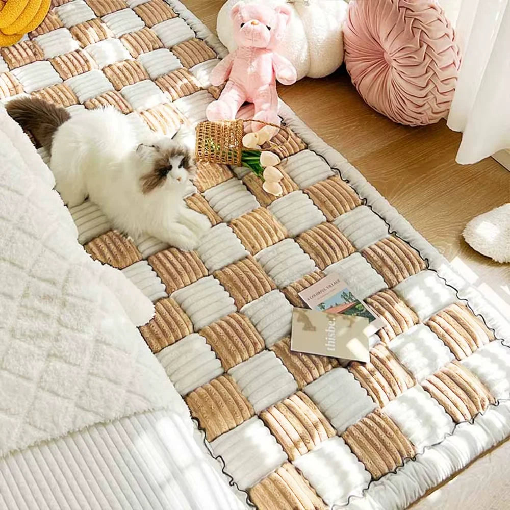 Waterproof Plush Dog Bed Mat For Car Seat And Sofa