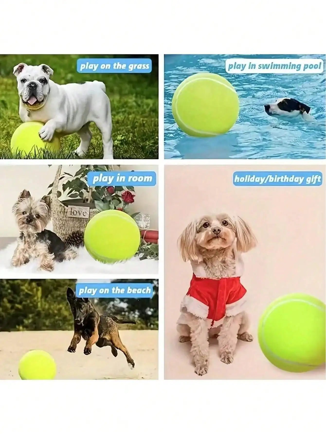 Pet Tennis Ball Thrower For Training Interactive Dog Toys