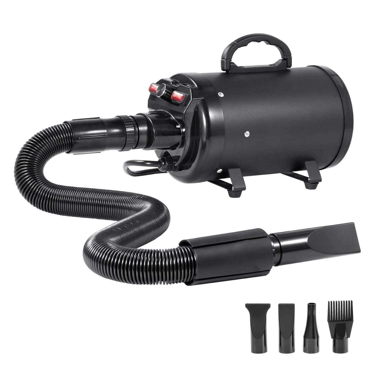SucceBuy Dog Blow Dryer With Adjustable Temperature And 4 Nozzles