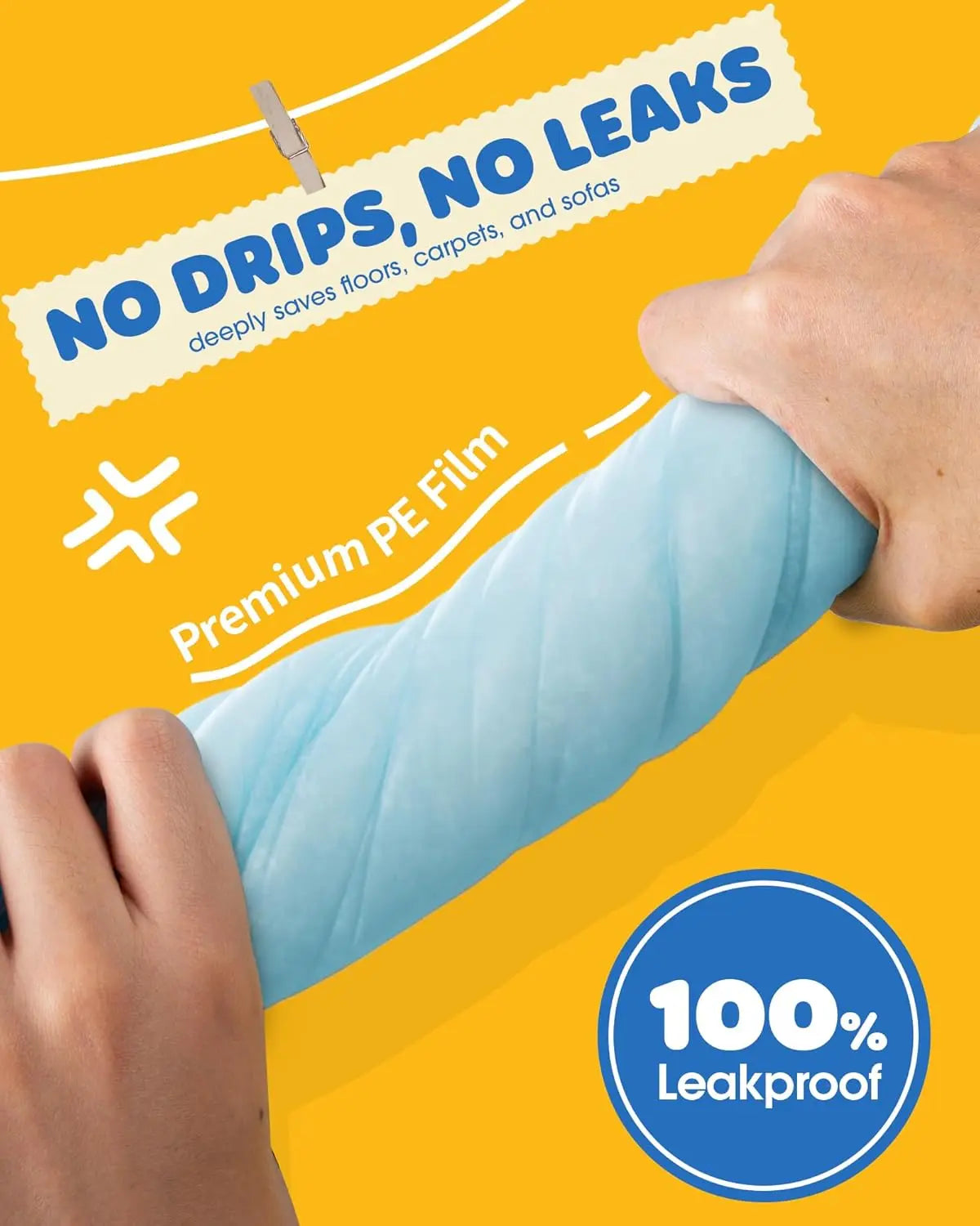 Six Layer Quick Drying Dog Pee Pads For Puppies Leakproof