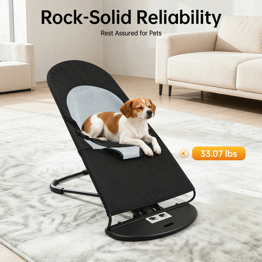 Pet Rocker Bed With Adjustable Height For Small Dogs