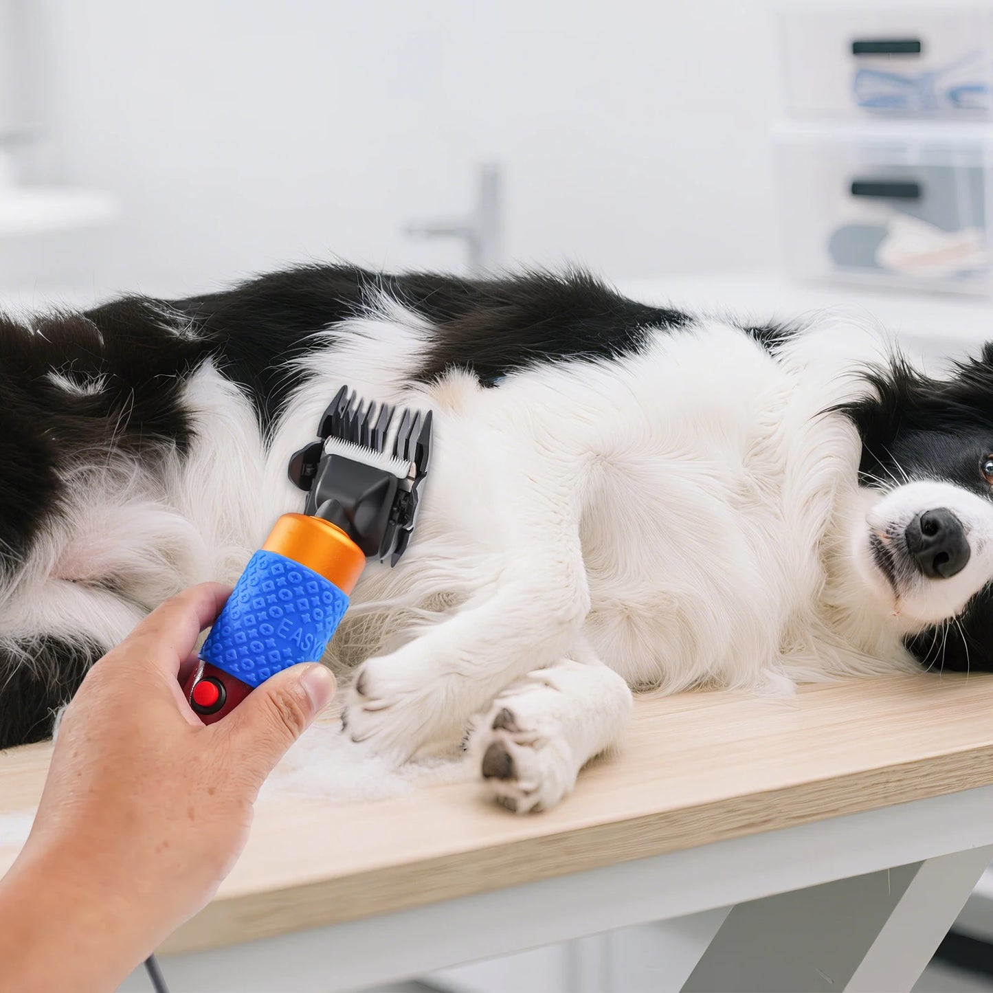 36W Dog And Cat Grooming Clipper Kit With Adjustable Blades