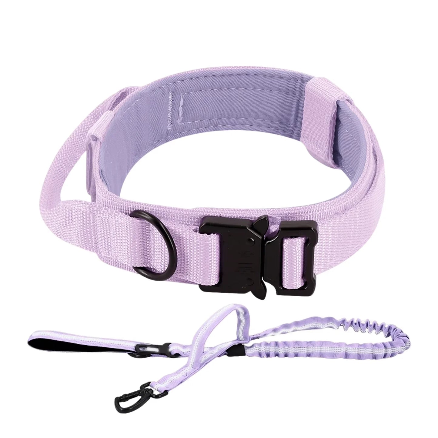 Adjustable Tactical Dog Training Collar And Leash Set Quick Release