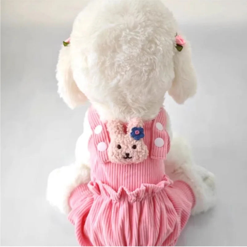 Cute Dog Strap Jumpsuit Overalls For Comfortable Everyday Wear