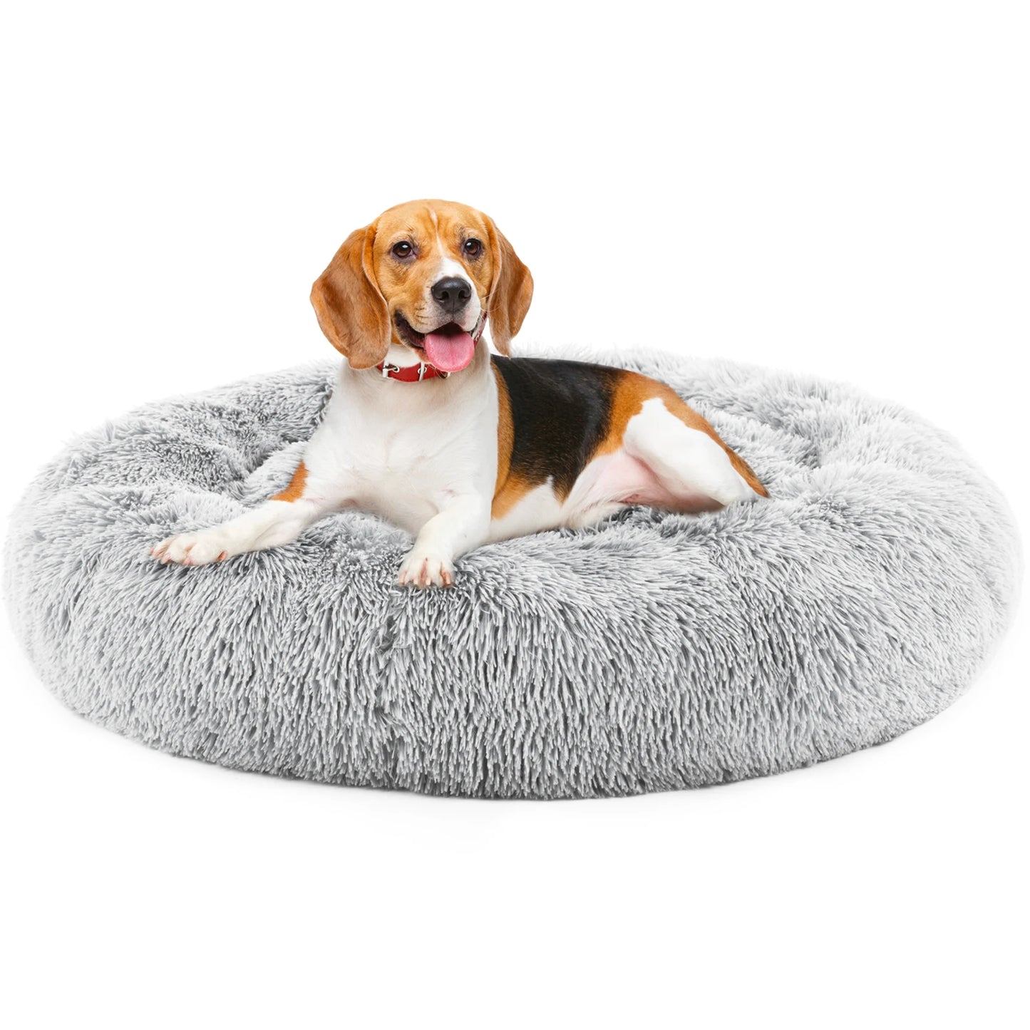 JHK Calming Dog Bed For Home Use Washable Plush Comfort