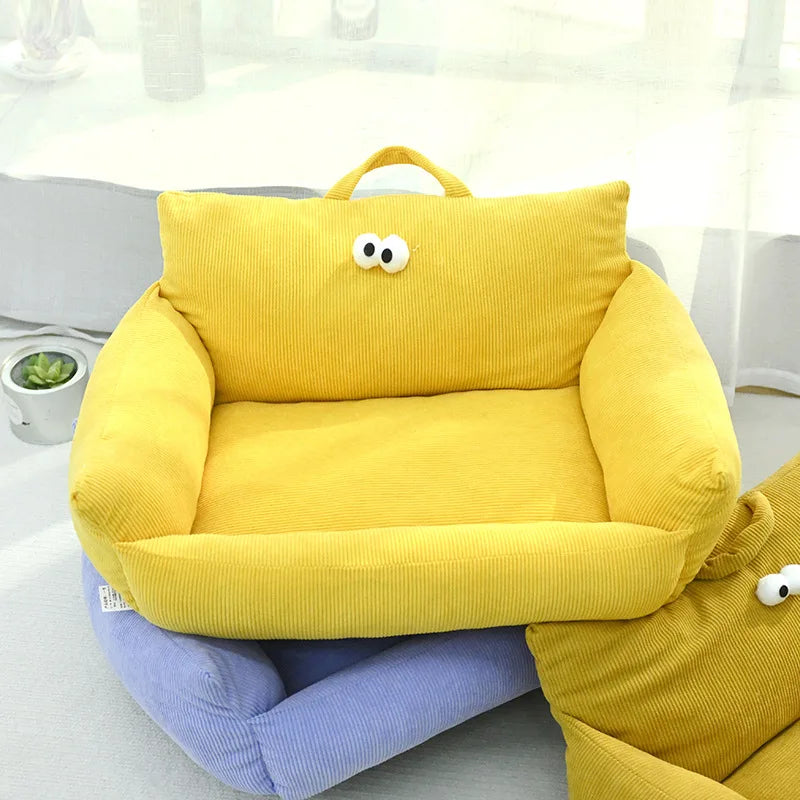 Winter Warm Cat Nest Bed For Small Dogs Kennel Cushion