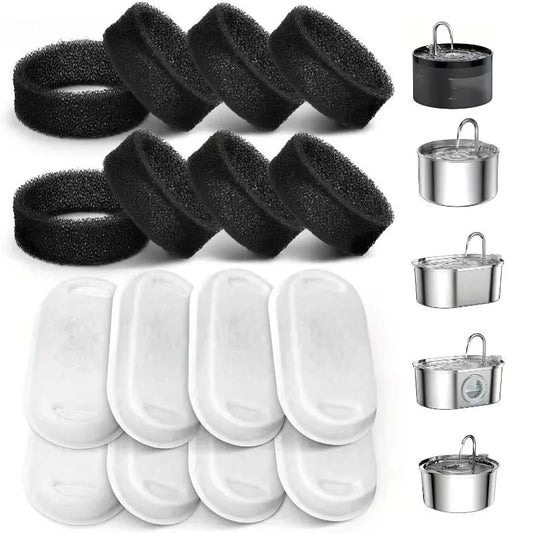 Cat Water Fountain Replacement Filters 8 Pack For Clean Water