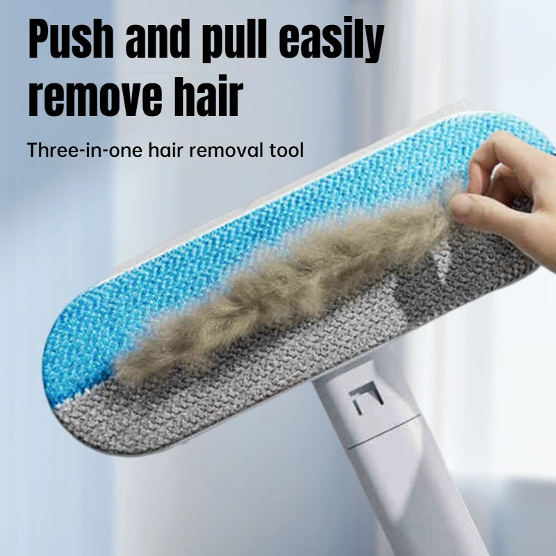 Long Handle Pet Hair Remover Brush For Carpets Cat Furniture