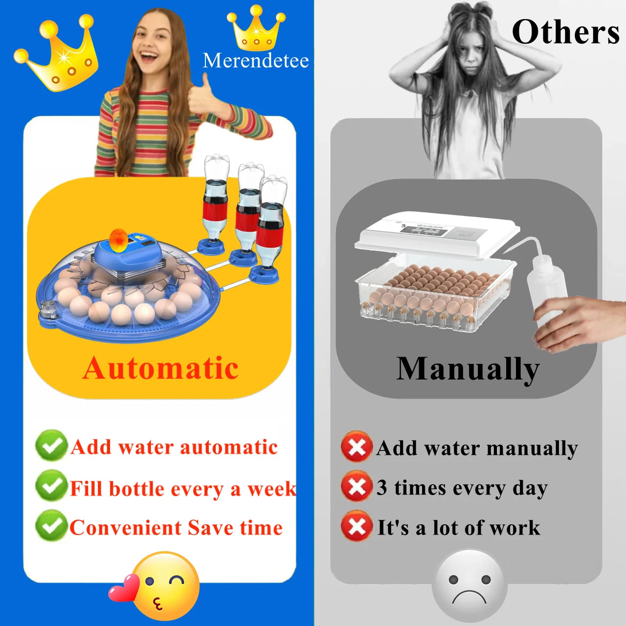 Automatic Egg Incubator For 26 To 52 Eggs With Water