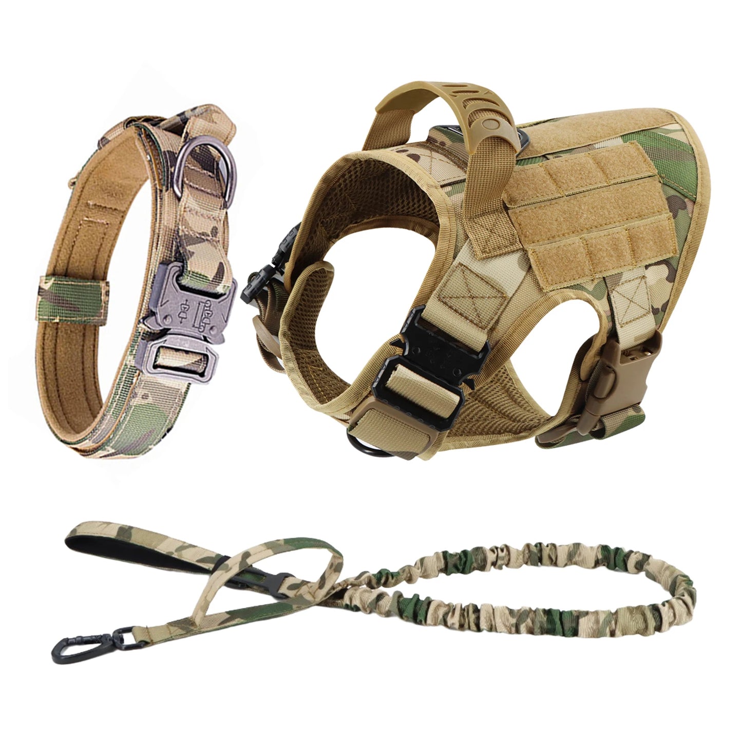 Padded Quick Release Dog Harness And Leash Set For Training