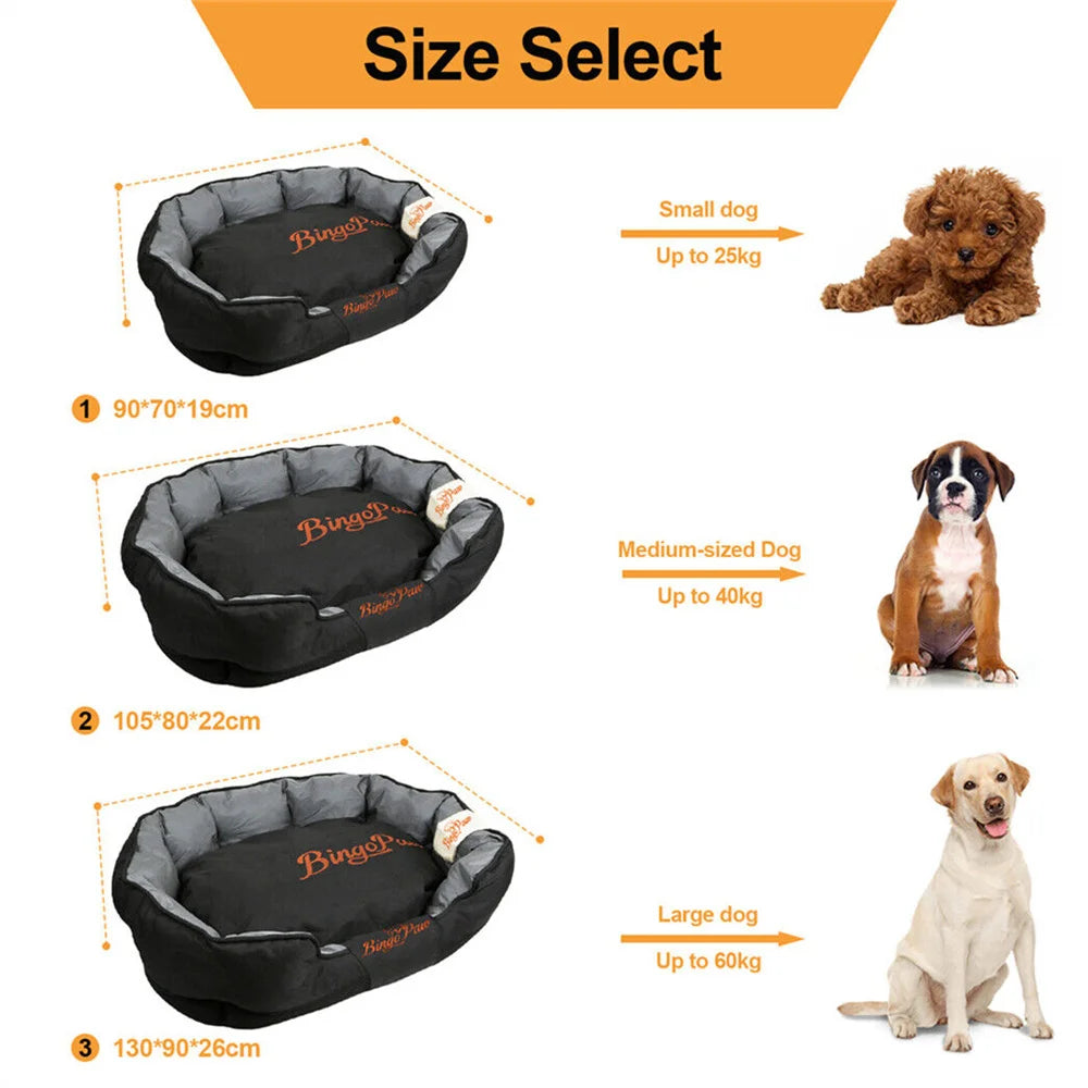 Borwart Orthopedic Waterproof Dog Bed With Soft Cotton Padding