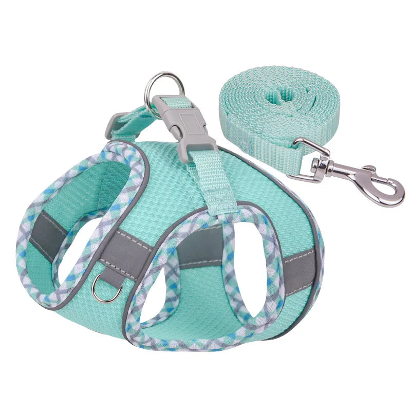 XLeiPet Mesh Breathable Vest Harness for Small Dogs and Cats