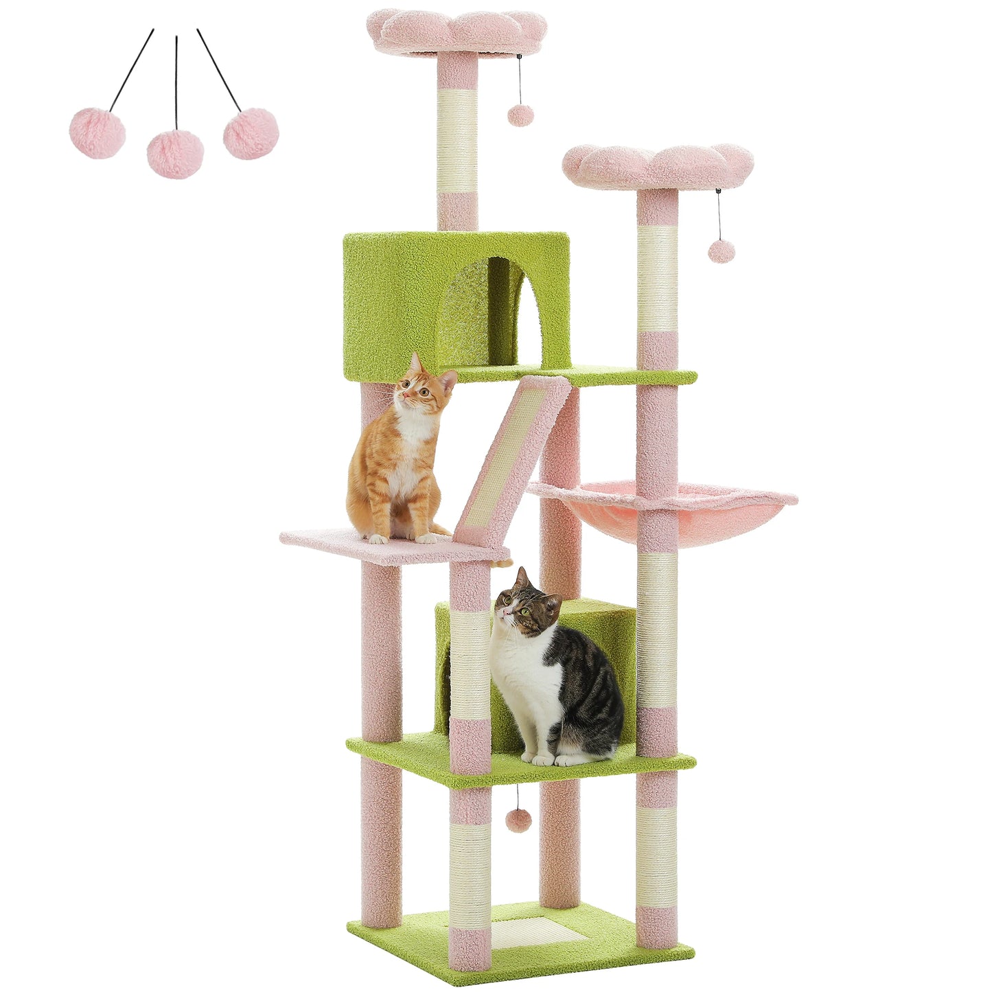 PAWZ Road Large Cat Tree Tower Indoor Scratching Posts