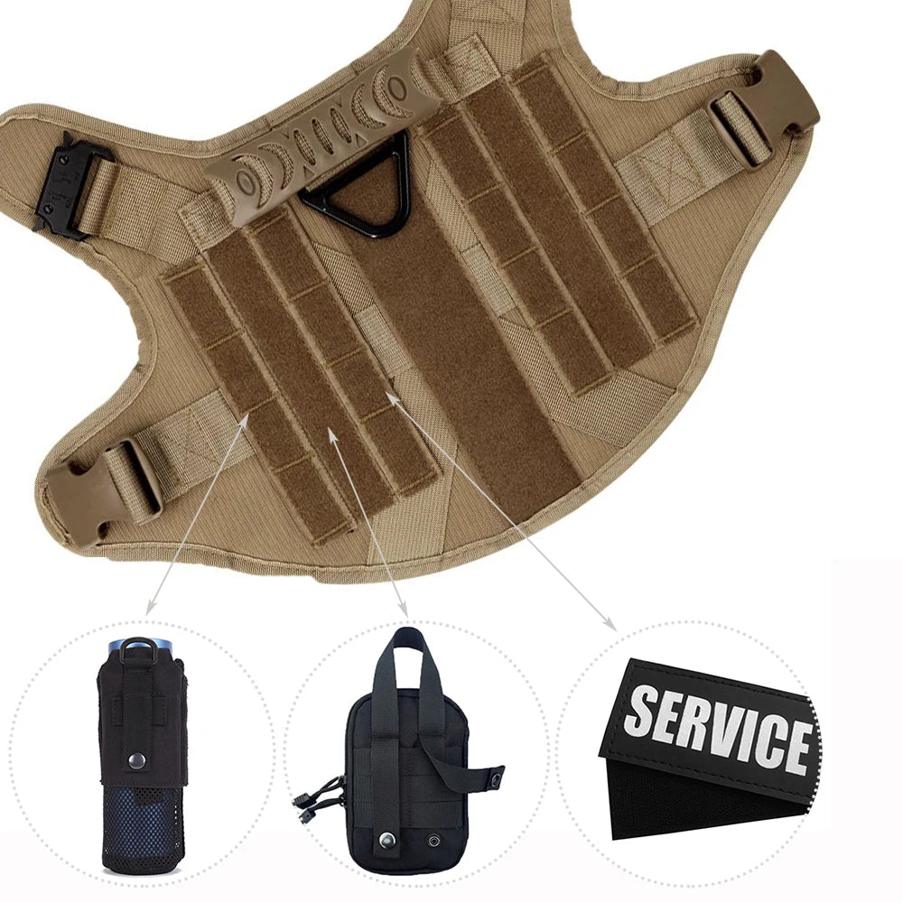 Padded Quick Release Dog Harness And Leash Set For Training