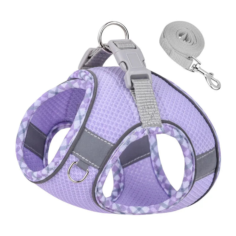 XLeiPet Mesh Breathable Vest Harness for Small Dogs and Cats