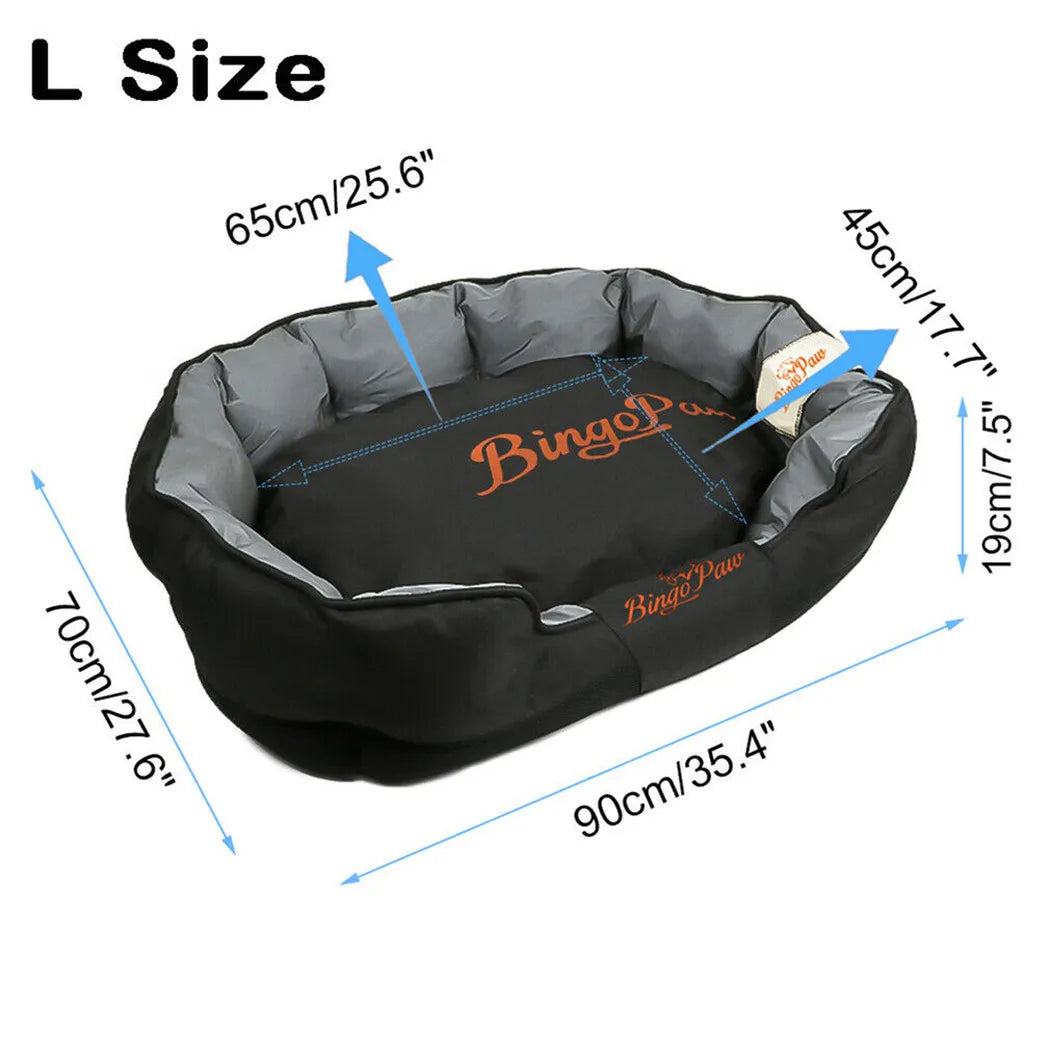 BORWART Orthopedic Dog Bed Waterproof Washable Removable Cushion