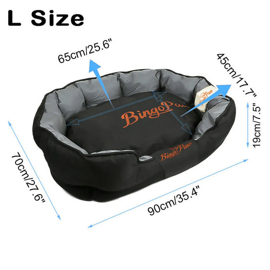 BORWART Orthopedic Dog Bed Waterproof Washable Removable Cushion