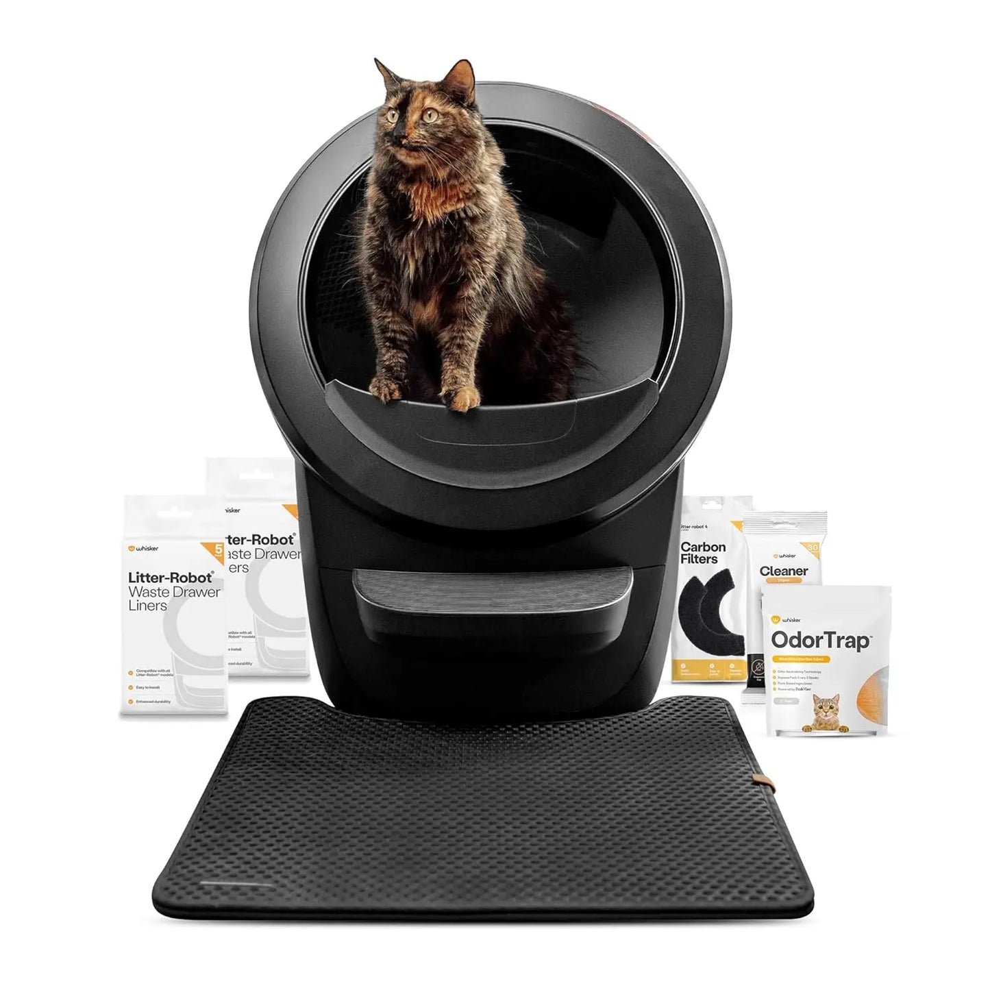 Litter-Robot 4 Core Bundle Self Cleaning Cat Litter Box System