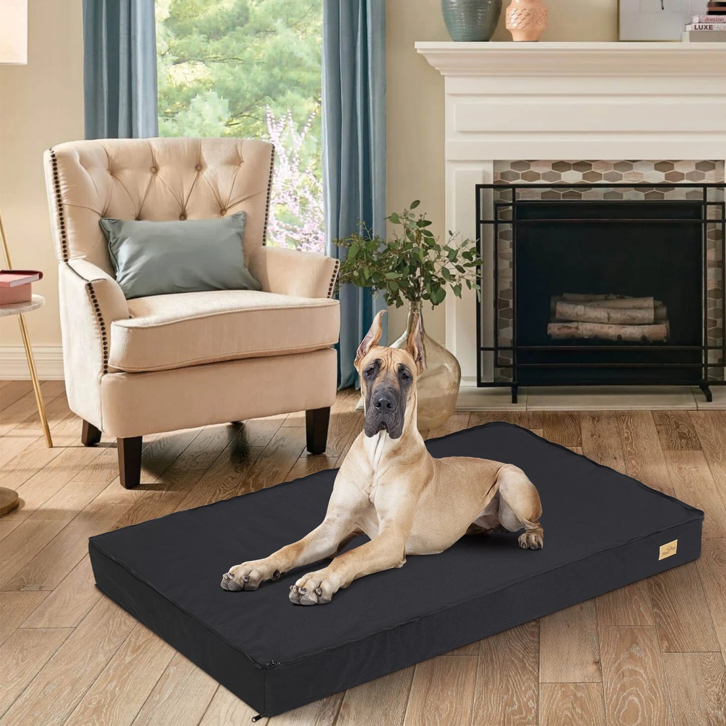 Dog Bed Orthopedic Memory Foam Mattress With Washable Cover