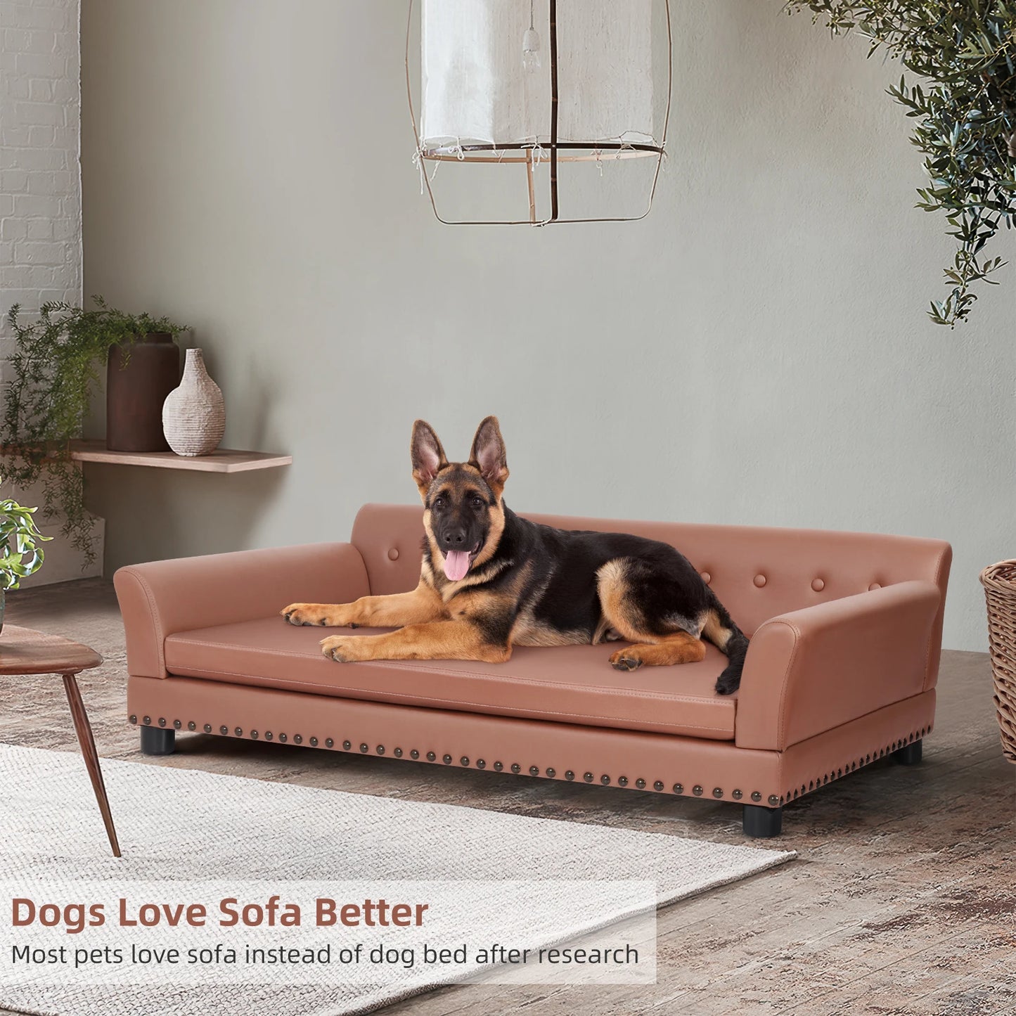 BingoPaw Waterproof Dog Sofa Bed With Removable Cushion