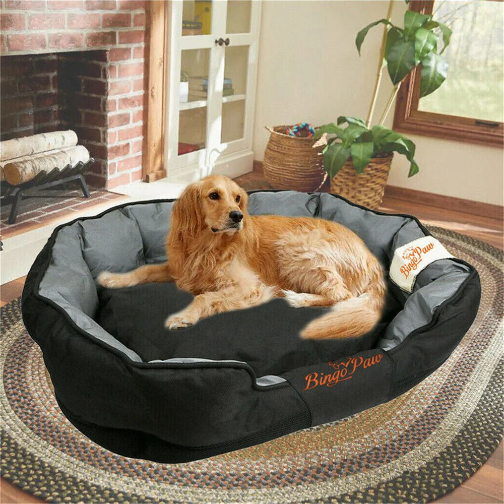 Borwart Orthopedic Waterproof Dog Bed With Soft Cotton Padding