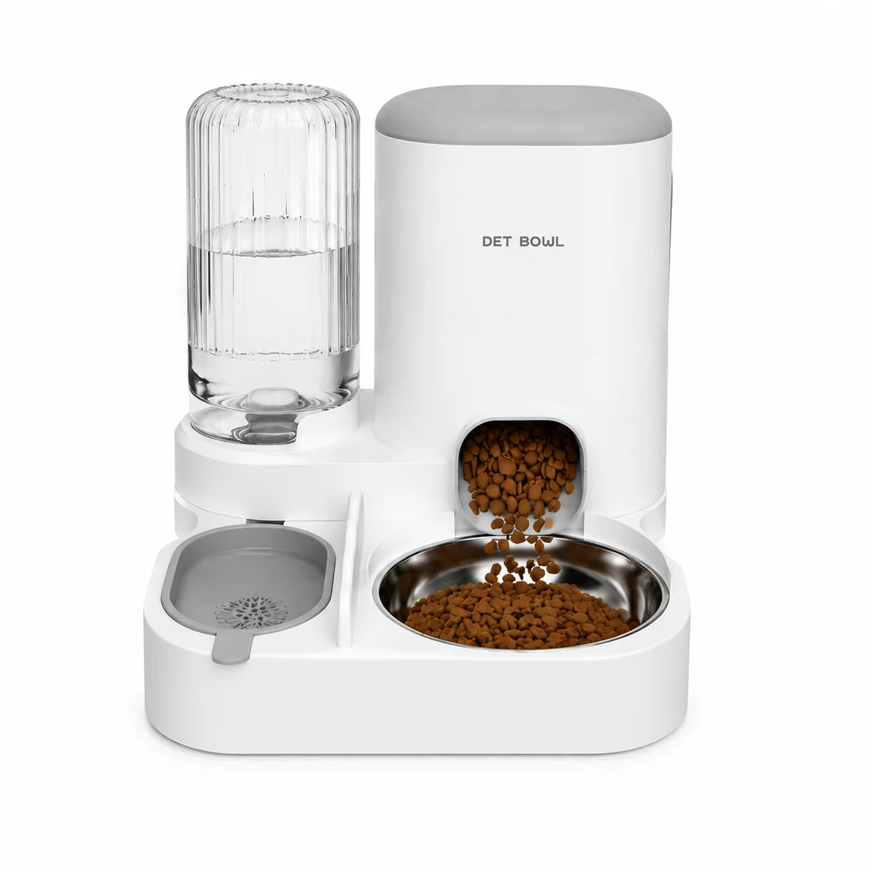 Automatic Pet Feeder And Water Dispenser Detachable Easy Clean