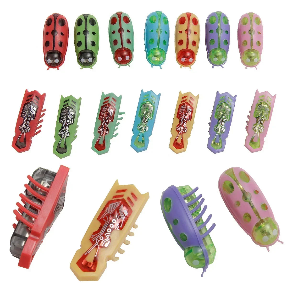 Mini Electric Ladybug Cat Toy Interactive Beetle Pet Plaything