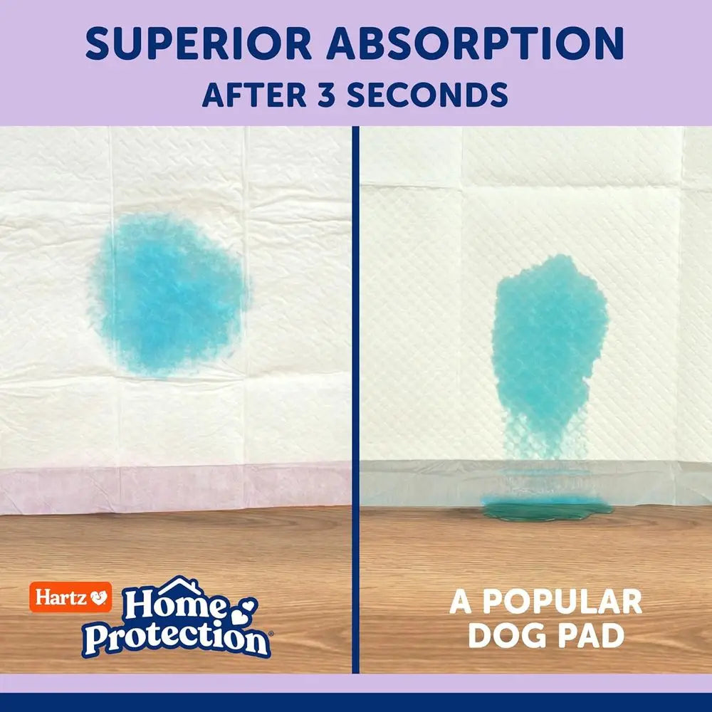 Lavender Odor Eliminating No Leak Dog Pads 50 Count