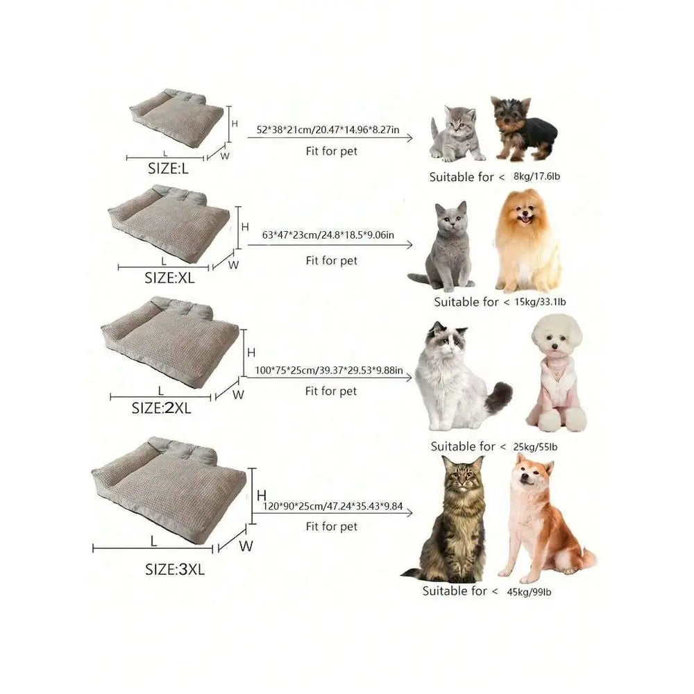 Extra Large Dog Bed For Big Breeds Anti Slip Removable Cover