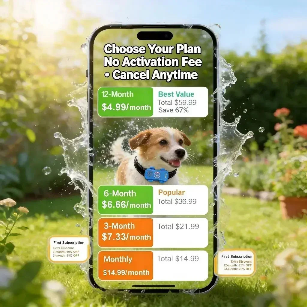 WANWAYTECH GPS Pet Tracker 4G for Dogs and Cats Tracking