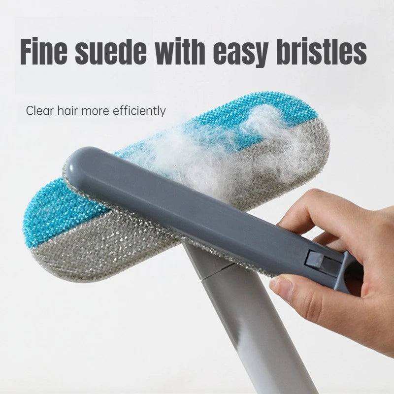 Long Handle Pet Hair Remover Brush For Carpets Cat Furniture