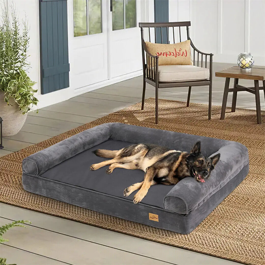 BINGOPAW Orthopedic Dog Bed With Removable Washable Cover And Foam