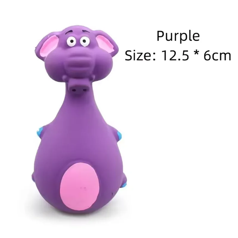 Cartoon Fat Bellied Latex Squeak Dog Toy For Pets Fun