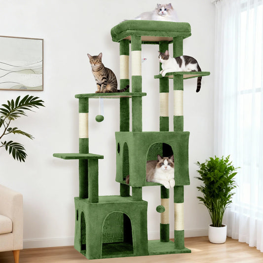 HiMISS Multi-Level Cat Tree Tower For Large Cats Maine Coons