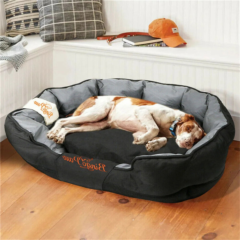 Borwart Orthopedic Waterproof Dog Bed With Soft Cotton Padding