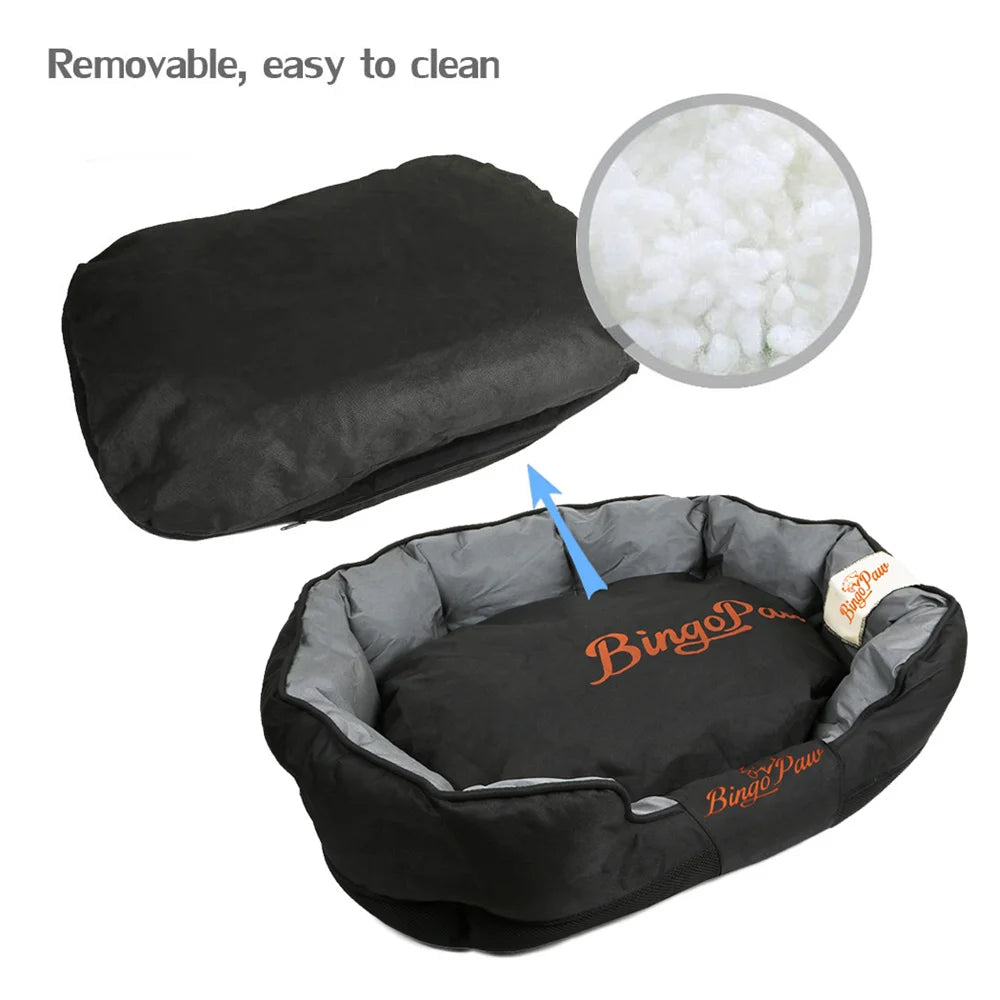 Borwart Orthopedic Waterproof Dog Bed With Soft Cotton Padding