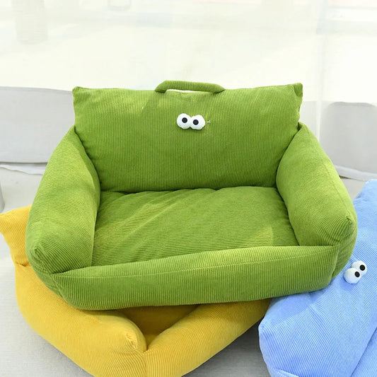Winter Warm Cat Nest Bed For Small Dogs Kennel Cushion
